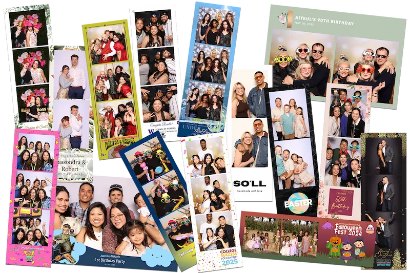 Photo booth prints