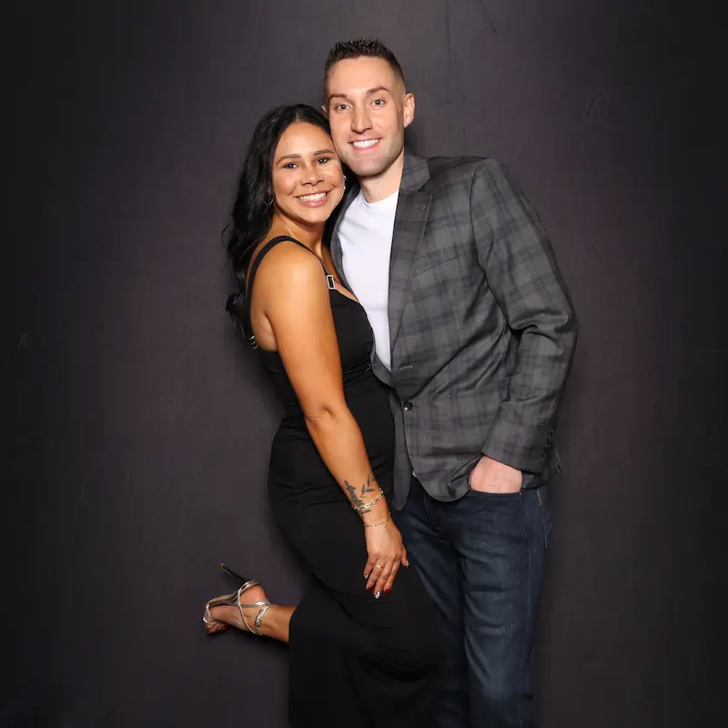 Classic Black photo booth backdrop
