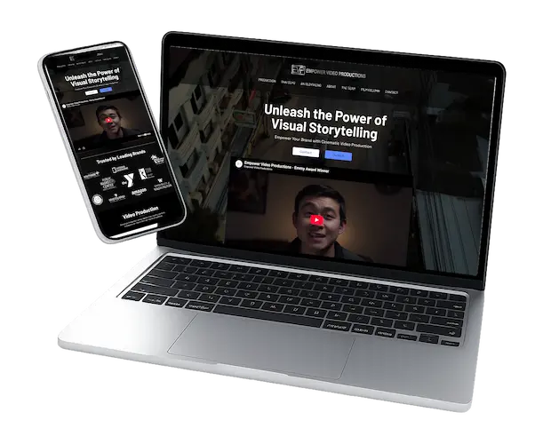Empower Video Productions website design