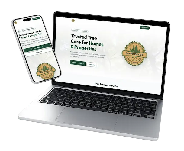 PNW Arbor Care website design